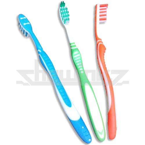 28438 Rubber Coated Adult Toothbrush