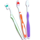 28426 Rubber Coated Adult Toothbrush