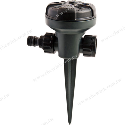 P50535 Plastic 8-Pattern Water Spike Sprinkler