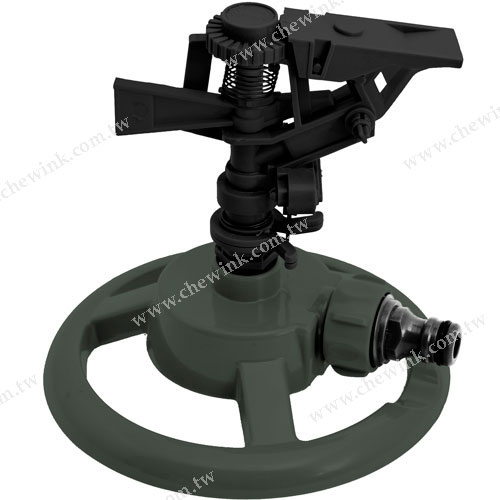 P50543 Plastic Impact Sprinkler with Plastic Round Base
