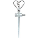 P50529 Metal Spinner Lawn Sprinkler with Metal Spike